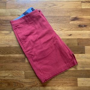 Men’s Red Chaps Shorts
